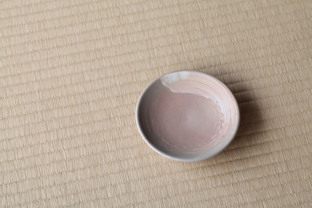銘々皿 刷毛目 Φ12cm 朝日焼工房作｜Asahiyaki | Tea pottery in Uji