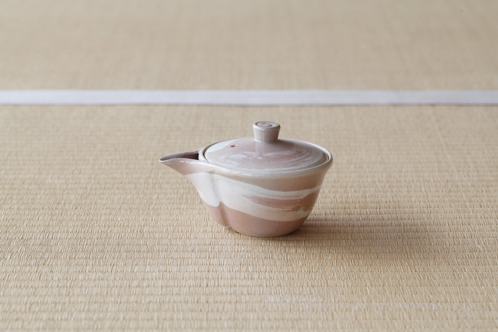 宝瓶 刷毛目 M 朝日窯工房作｜Asahiyaki | Tea pottery in Uji, Kyoto