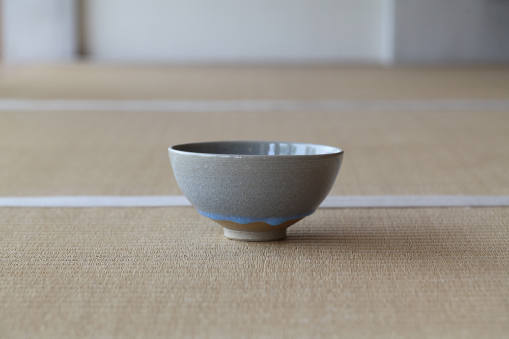 ☆茶道具☆遠州七窯 古朝日焼 五色窯変 美しい色替煎茶碗(五客 